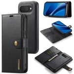 Custodia per telefono in pelle magnetica staccabile con struttura Crazy Horse DG.MING, For Google Pixel 11 Pro XL, For Google Pixel 11, For Google Pixel 11 Pro, For Google Pixel 10a