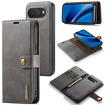Custodia per telefono in pelle magnetica staccabile con struttura Crazy Horse DG.MING, For Google Pixel 11 Pro XL, For Google Pixel 11, For Google Pixel 11 Pro, For Google Pixel 10a