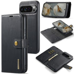 Custodia per telefono in pelle magnetica staccabile con struttura Crazy Horse DG.MING, For Google Pixel 10 Pro XL, For Google Pixel 10 / 10 Pro, For Google Pixel 9a, For Google Pixel 8a
