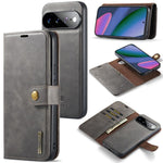 Custodia per telefono in pelle magnetica staccabile con struttura Crazy Horse DG.MING, For Google Pixel 11 Pro XL, For Google Pixel 11, For Google Pixel 11 Pro, For Google Pixel 10a