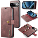 Custodia per telefono in pelle magnetica staccabile con struttura Crazy Horse DG.MING, For Google Pixel 11 Pro XL, For Google Pixel 11, For Google Pixel 11 Pro, For Google Pixel 10a