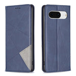 Custodia per telefono in pelle magnetica con trama a rombo, For Google Pixel 8 Pro, For Google Pixel 8