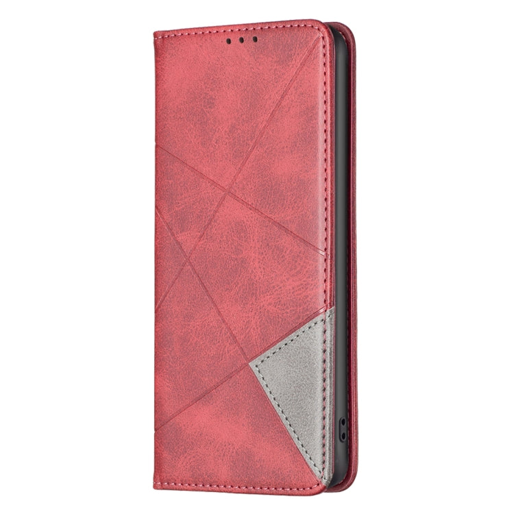 Custodia per telefono in pelle magnetica con trama a rombo, For Google Pixel 8 Pro, For Google Pixel 8