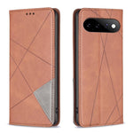 Custodia per telefono in pelle magnetica con trama a rombo, For Google Pixel 11a, For Google Pixel 11 / 11 Pro, For Google Pixel 10a, For Google Pixel 8a