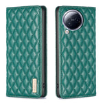 Custodia per telefono a conchiglia in pelle magnetica Diamond Lattice, For Xiaomi Redmi 12 4G, For Xiaomi Poco F5 5G / Redmi Note 12 Turbo, For Xiaomi Redmi Note 12S 4G / Note 11, For Xiaomi Civi 3 5G