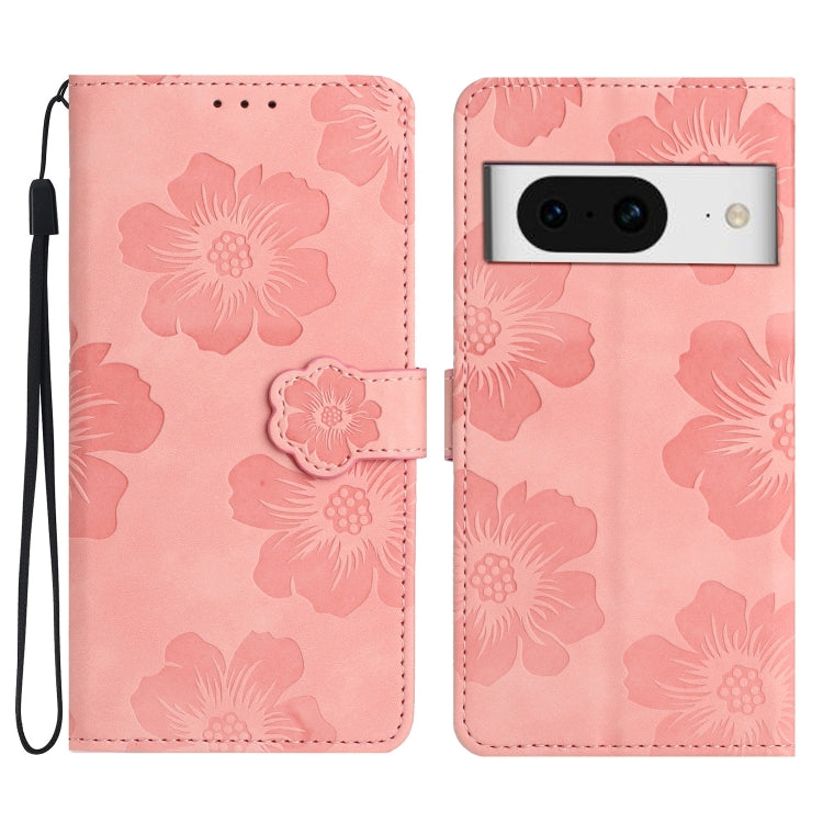 Custodia per cellulare in pelle con motivo floreale in rilievo, For Google Pixel 8, For Google Pixel 8 Pro, For Google Pixel 7, For Google Pixel 7 Pro