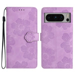 Custodia per cellulare in pelle con motivo floreale in rilievo, For Google Pixel 8, For Google Pixel 8 Pro, For Google Pixel 7, For Google Pixel 7 Pro