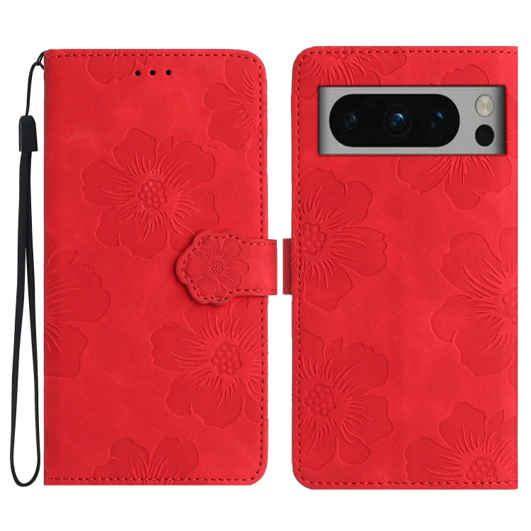 Custodia per cellulare in pelle con motivo floreale in rilievo, For Google Pixel 8, For Google Pixel 8 Pro, For Google Pixel 7, For Google Pixel 7 Pro