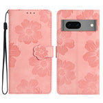 Custodia per cellulare in pelle con motivo floreale in rilievo, For Google Pixel 8, For Google Pixel 8 Pro, For Google Pixel 7, For Google Pixel 7 Pro