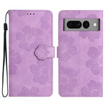 Custodia per cellulare in pelle con motivo floreale in rilievo, For Google Pixel 8, For Google Pixel 8 Pro, For Google Pixel 7, For Google Pixel 7 Pro