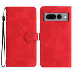 Custodia per cellulare in pelle con motivo floreale in rilievo, For Google Pixel 8, For Google Pixel 8 Pro, For Google Pixel 7, For Google Pixel 7 Pro