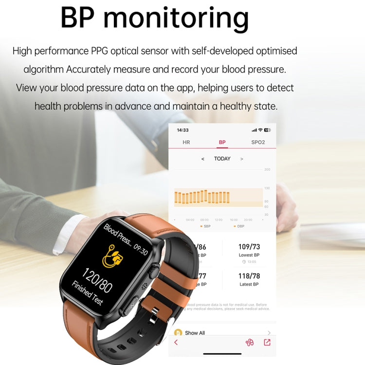 Smartwatch TK12 1,96 pollici IP67 con ECG e Bluetooth
