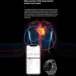 Smartwatch TK20 1,39" impermeabile IP68 con ECG e silicone