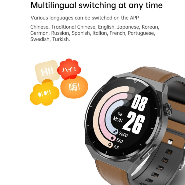 Smartwatch TK20 1,39" impermeabile IP68 con ECG e silicone