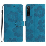 Custodia per cellulare in pelle con motivo floreale per Sony Xperia 10 VII