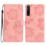 Custodia per cellulare in pelle con motivo floreale per Sony Xperia 10 VII