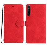Custodia per cellulare in pelle con motivo floreale per Sony Xperia 10 VII