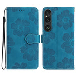Custodia per cellulare in pelle con motivo floreale per Sony Xperia 10 VII