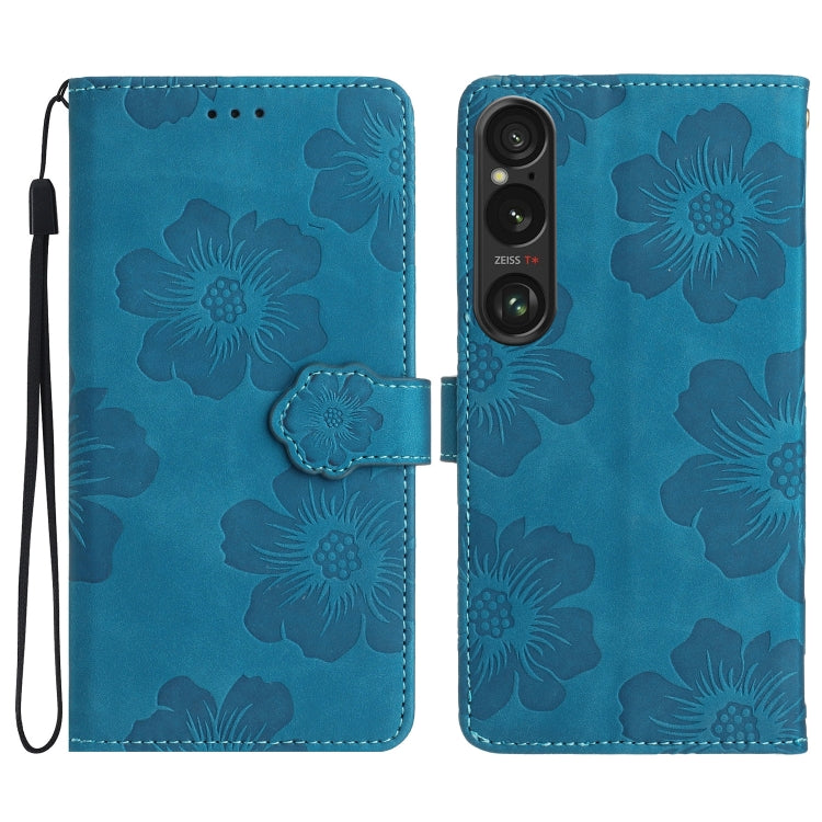 Custodia per cellulare in pelle con motivo floreale per Sony Xperia 10 VII