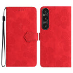 Custodia per cellulare in pelle con motivo floreale per Sony Xperia 10 VII