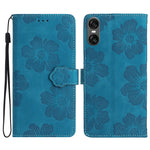 Custodia per cellulare in pelle con motivo floreale per Sony Xperia 10 VII