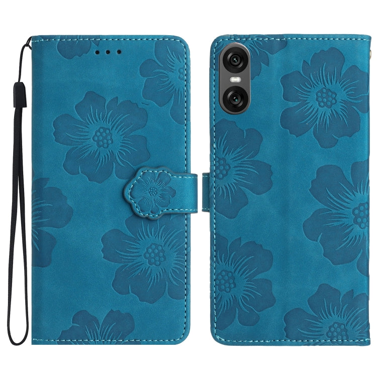 Custodia per cellulare in pelle con motivo floreale per Sony Xperia 10 VII