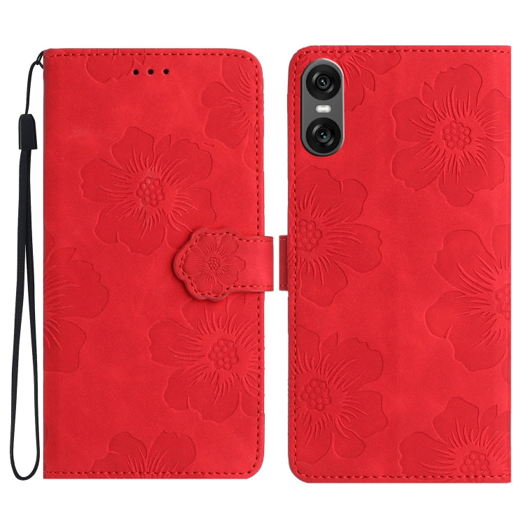 Custodia per cellulare in pelle con motivo floreale per Sony Xperia 10 VII