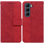 Custodia in pelle goffrata geometrica per Infinix Hot 50 Pro+ 4G