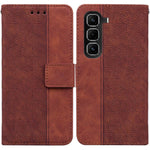 Custodia in pelle goffrata geometrica per Infinix Hot 50 Pro+ 4G