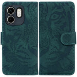 Custodia pelle con motivo a tigre per Infinix Note 50 Pro+ e Hot 50