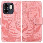 Custodia pelle con motivo a tigre per Infinix Note 50 Pro+ e Hot 50