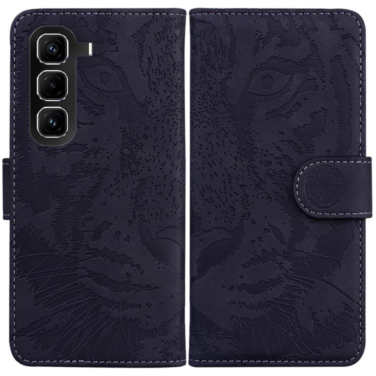 Custodia pelle con motivo a tigre per Infinix Note 50 Pro+ e Hot 50
