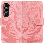 Custodia pelle con motivo a tigre per Infinix Note 50 Pro+ e Hot 50