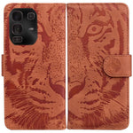 Custodia pelle con motivo a tigre per Infinix Note 50 Pro+ e Hot 50
