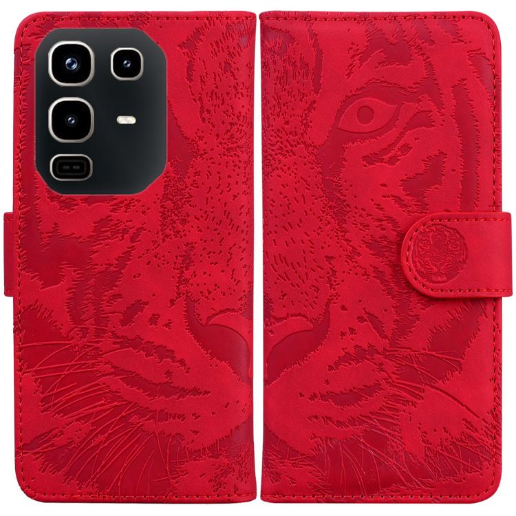 Custodia pelle con motivo a tigre per Infinix Note 50 Pro+ e Hot 50