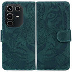 Custodia pelle con motivo a tigre per Infinix Note 50 Pro+ e Hot 50