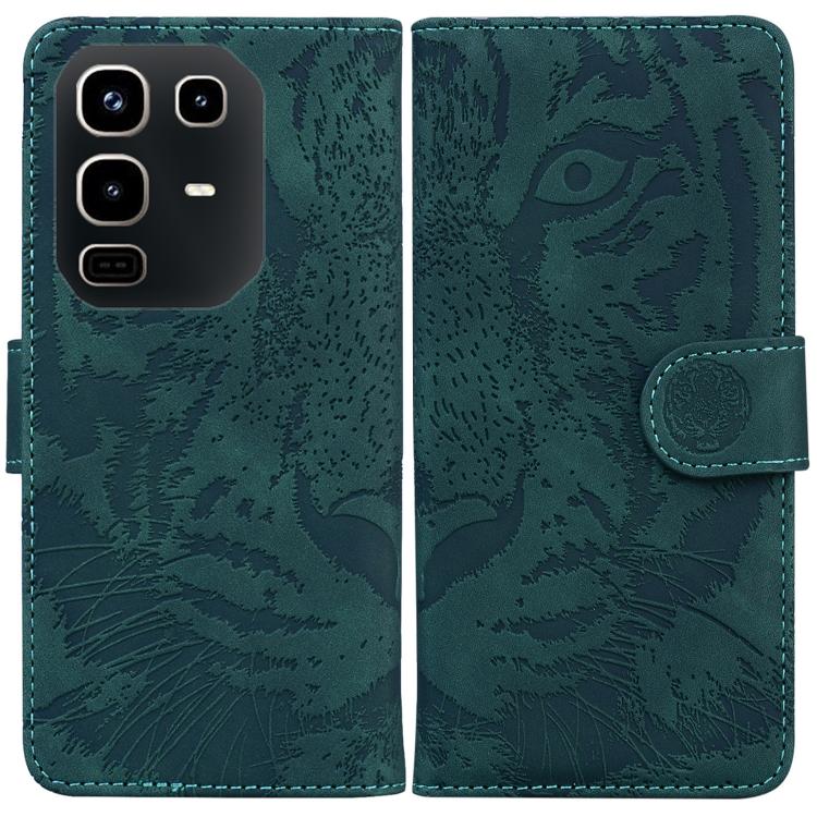 Custodia pelle con motivo a tigre per Infinix Note 50 Pro+ e Hot 50