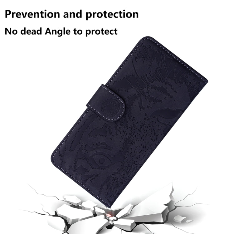 Custodia in pelle con motivo a tigre per Tecno Camon 20 Pro 5G