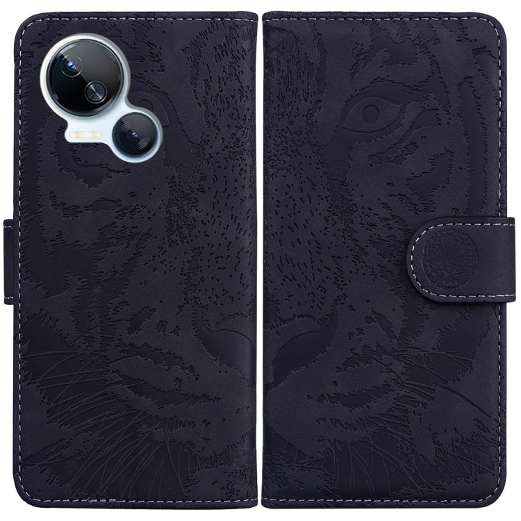 Custodia in pelle con motivo a tigre per Tecno Camon 20 Pro 5G