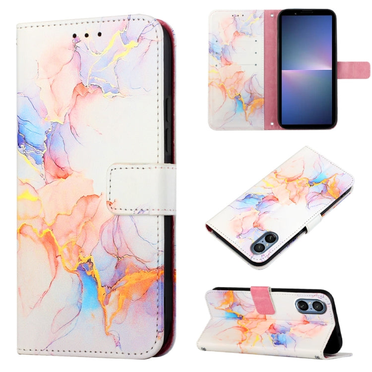 Custodia in pelle con supporto orizzontale per Sony Xperia 1 VIII