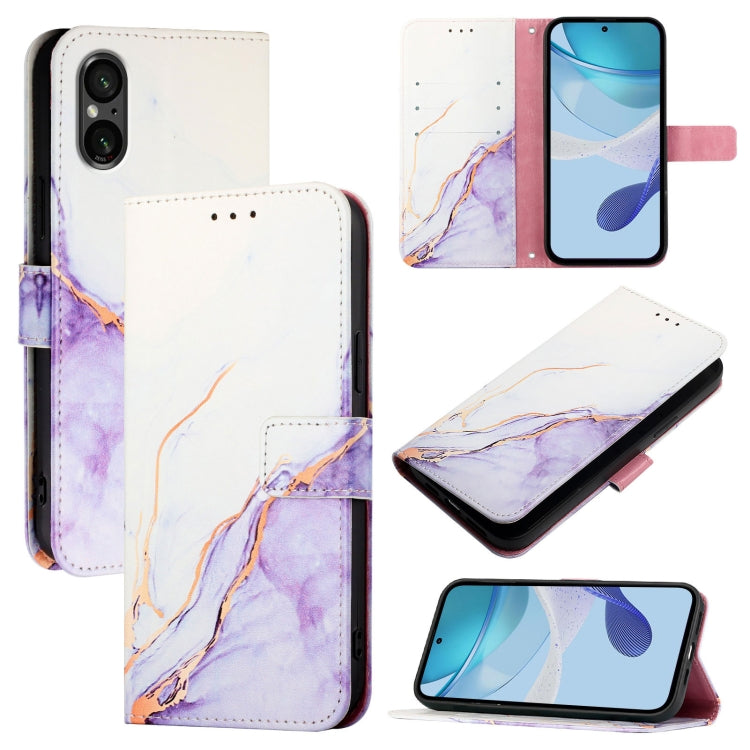 Custodia in pelle con supporto orizzontale per Sony Xperia 1 VIII