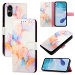 Custodia in pelle con supporto orizzontale per Sony Xperia 1 VIII