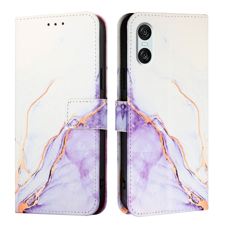 Custodia in pelle con supporto orizzontale per Sony Xperia 1 VIII