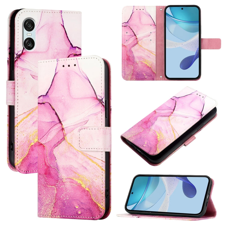 Custodia in pelle con supporto orizzontale per Sony Xperia 1 VIII