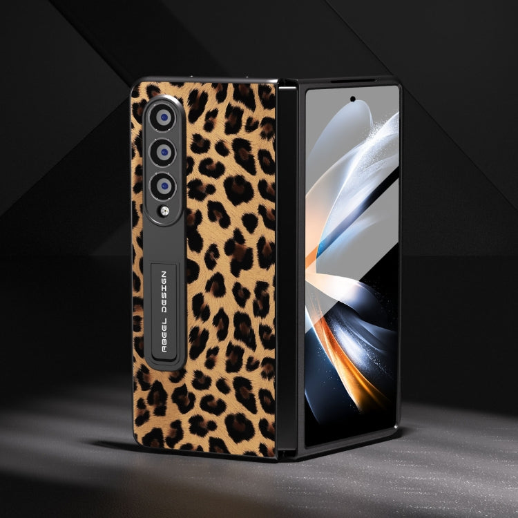 Custodia Black Edge Leopard per Samsung Galaxy Z Fold3 5G