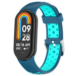 Cinturino in silicone bicolore per Xiaomi Mi Band 8