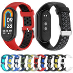 Cinturino in silicone bicolore per Xiaomi Mi Band 8