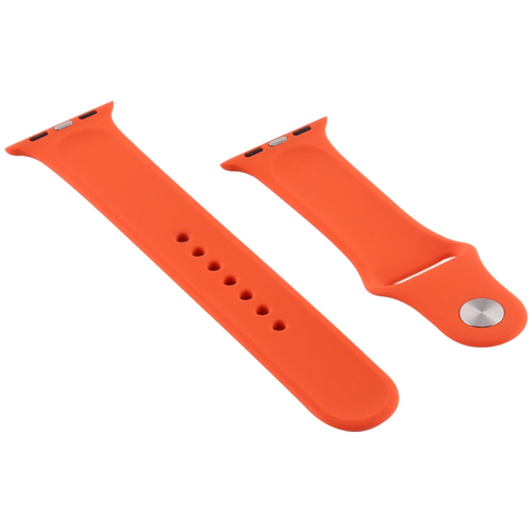 Cinturino di ricambio per orologio in silicone, sezione corta (femmina), For Apple Watch Ultra 49mm / Series 8&7 45mm / SE 2&6&SE&5&4 44mm / 3&2&1 42mm