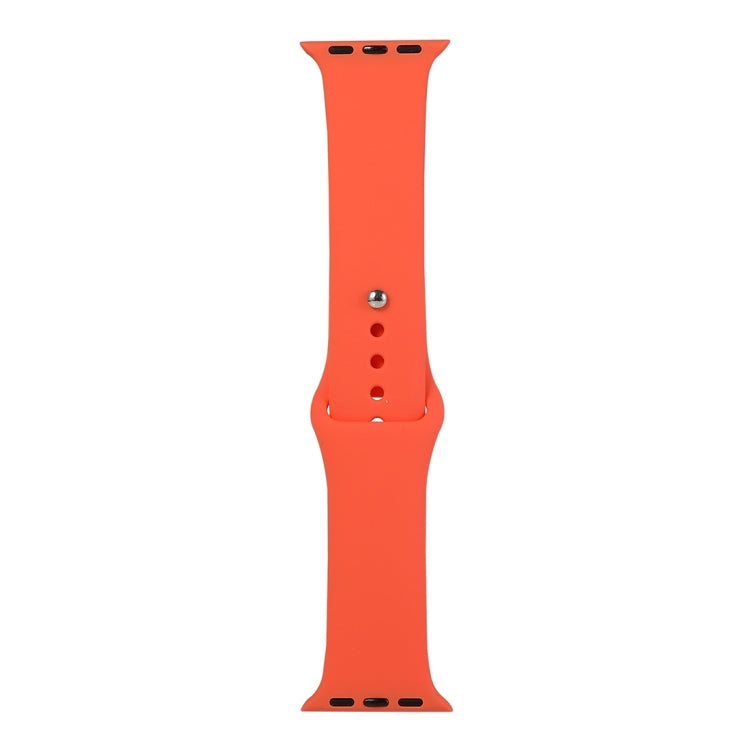 Cinturino di ricambio per orologio in silicone, sezione corta (femmina), For Apple Watch Ultra 49mm / Series 8&7 45mm / SE 2&6&SE&5&4 44mm / 3&2&1 42mm