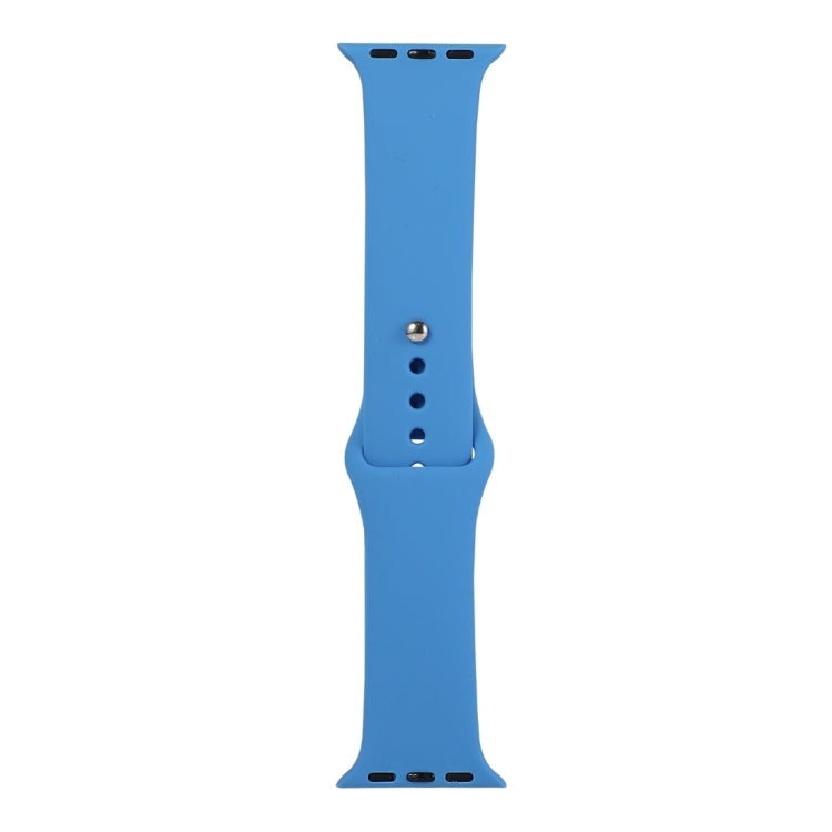 Cinturino di ricambio per orologio in silicone, sezione corta (femmina), For Apple Watch Ultra 49mm / Series 8&7 45mm / SE 2&6&SE&5&4 44mm / 3&2&1 42mm